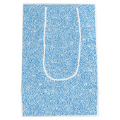 スタイリッシュで名前入りな第1誕生日のギフトバッグ ミディアムペーパーバッグ (裏面)