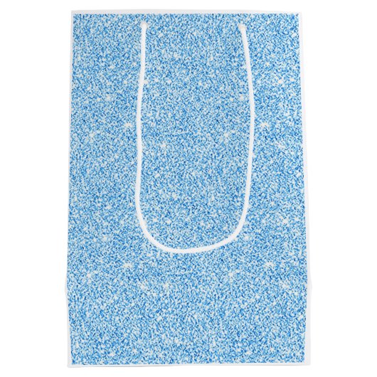 スタイリッシュで名前入りな第1誕生日のギフトバッグ ミディアムペーパーバッグ (裏面)