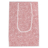 スタイリッシュで名前入りな第1誕生日のギフトバッグ ミディアムペーパーバッグ (裏面)