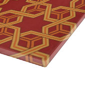 スタイリッシュで幾何学的なオーナメント カッティングボード (角)