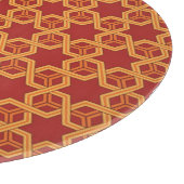 スタイリッシュで幾何学的なオーナメント カッティングボード (角)