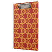 スタイリッシュで幾何学的なオーナメント クリップボード (左)