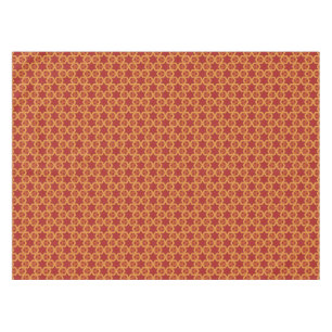 スタイリッシュで幾何学的なオーナメント テーブルクロス