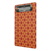 スタイリッシュで幾何学的なオーナメント ミニクリップボード (アングル2)