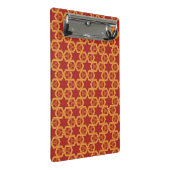 スタイリッシュで幾何学的なオーナメント ミニクリップボード (アングル)