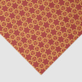 スタイリッシュで幾何学的なオーナメント 薄葉紙 (詳細)