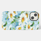スタイリッシュで美しい明るい花柄 2 iPhoneケース (裏面横)