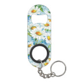 スタイリッシュで美しく明るい花パターン2 キーホルダー栓抜き (裏面)