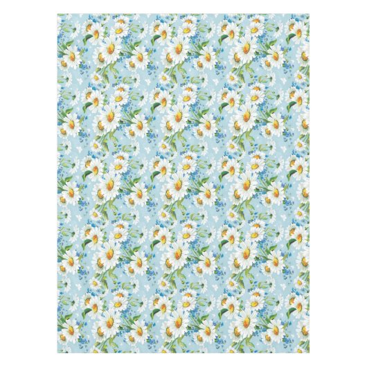 スタイリッシュで美しく明るい花パターン2 テーブルクロス (正面)