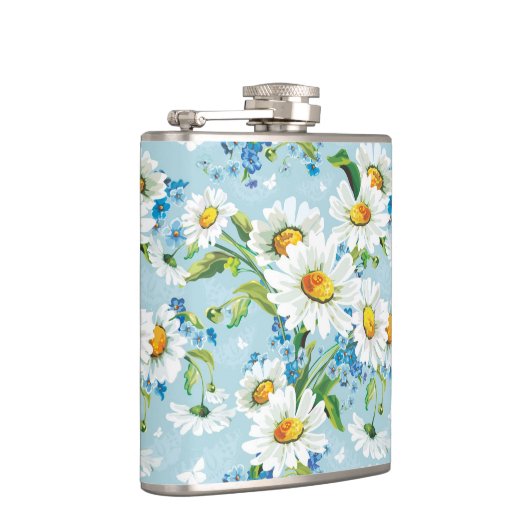 スタイリッシュで美しく明るい花パターン2 フラスク (右)