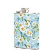 スタイリッシュで美しく明るい花パターン2 フラスク (左)