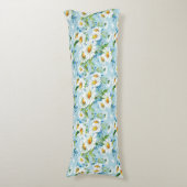 スタイリッシュで美しく明るい花パターン2 ボディピロー (正面縦)