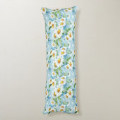 スタイリッシュで美しく明るい花パターン2 ボディピロー (裏面 (縦))