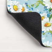 スタイリッシュで美しく明るい花パターン2 マウスパッド (コーナー)