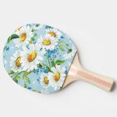 スタイリッシュで美しく明るい花パターン2 卓球ラケット (横)