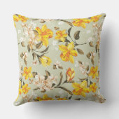 スタイリッシュで美しく明るい花パターン クッション (裏面)