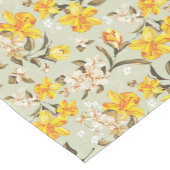スタイリッシュで美しく明るい花パターン ショートテーブルランナー (コーナー)