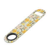 スタイリッシュで美しく明るい花パターン スピード栓抜き (正面アングル)