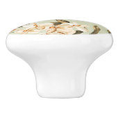 スタイリッシュで美しく明るい花パターン セラミックノブ (側面)