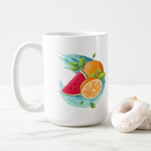 スタイリッシュで耐久性のあるアートマグ コーヒーマグカップ (ドーナツ)