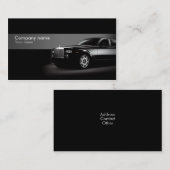 スタイリッシュで車のな名刺 名刺 (正面/裏面)
