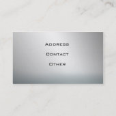 スタイリッシュで車のな名刺 名刺 (裏面)