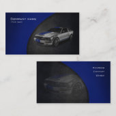 スタイリッシュで車のな名刺 名刺 (正面/裏面)