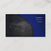 スタイリッシュで車のな名刺 名刺 (裏面)