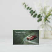スタイリッシュで車のな名刺 名刺 (スタンド正面)