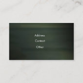 スタイリッシュで車のな名刺 名刺 (裏面)