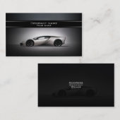 スタイリッシュで車のな名刺 名刺 (正面/裏面)