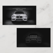 スタイリッシュで車のな名刺 名刺 (正面/裏面)