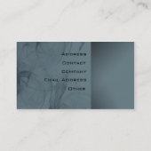 スタイリッシュで車のな名刺 名刺 (裏面)