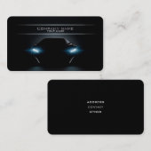 スタイリッシュで車のな名刺 名刺 (正面/裏面)