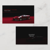 スタイリッシュで車のな名刺 名刺 (正面/裏面)