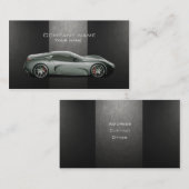 スタイリッシュで車のな名刺 名刺 (正面/裏面)