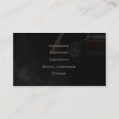 スタイリッシュで車のな名刺 名刺 (裏面)