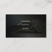 スタイリッシュで車のな名刺 名刺 (裏面)