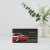 スタイリッシュで車のな名刺 名刺 (スタンド正面)