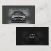 スタイリッシュで車のな名刺 名刺 (正面/裏面)