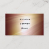 スタイリッシュで車のな名刺 名刺 (裏面)