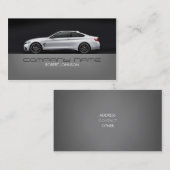 スタイリッシュで車のな名刺 名刺 (正面/裏面)