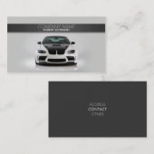 スタイリッシュで車のな名刺 名刺 (正面/裏面)