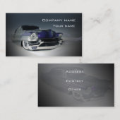 スタイリッシュで車のな名刺 名刺 (正面/裏面)