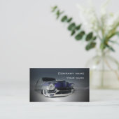 スタイリッシュで車のな名刺 名刺 (スタンド正面)