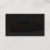 スタイリッシュで車のな名刺 名刺 (裏面)