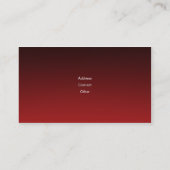 スタイリッシュで車のな名刺 名刺 (裏面)