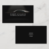 スタイリッシュで車のな名刺 名刺 (正面/裏面)