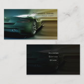 スタイリッシュで車のな名刺 名刺 (正面/裏面)