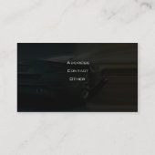 スタイリッシュで車のな名刺 名刺 (裏面)